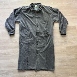 Vtg Rare Blue Zone 100% Cotton Coat- Size L